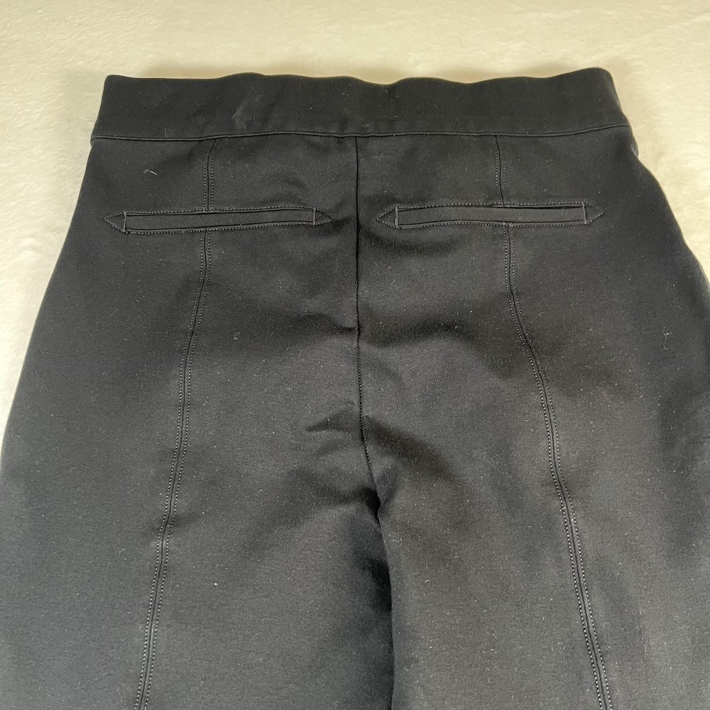 Spanx Pants Womens Medium Tall Black High Rise Skinny Leg Stretch Ponte Pull On - Picture 10 of 11